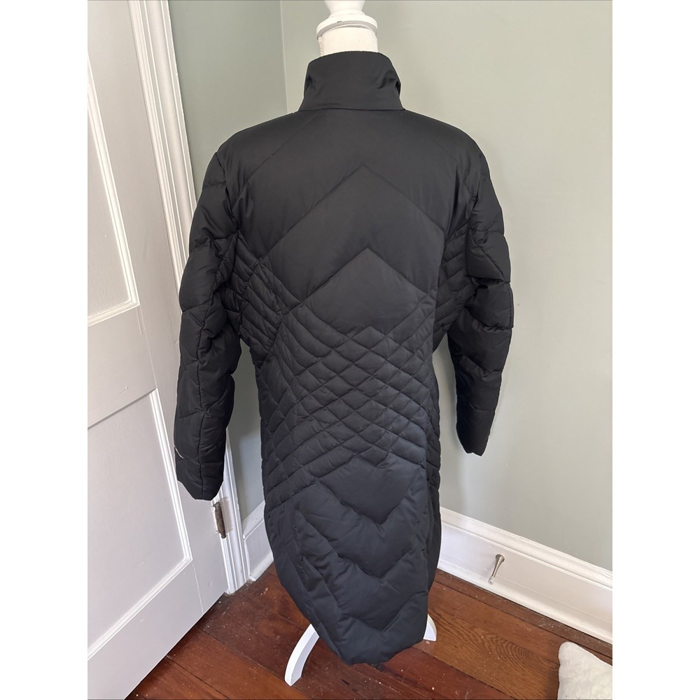 Eddie Bauer Long Down Full-Zip Parka Puffer Jacket Black Size TXXL Tall 2X - Picture 4 of 9
